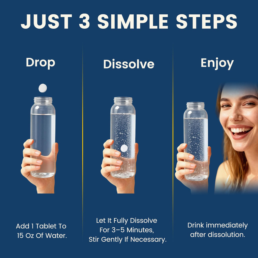 Hydrogen Water Tablets with Magnesium for Hydration

