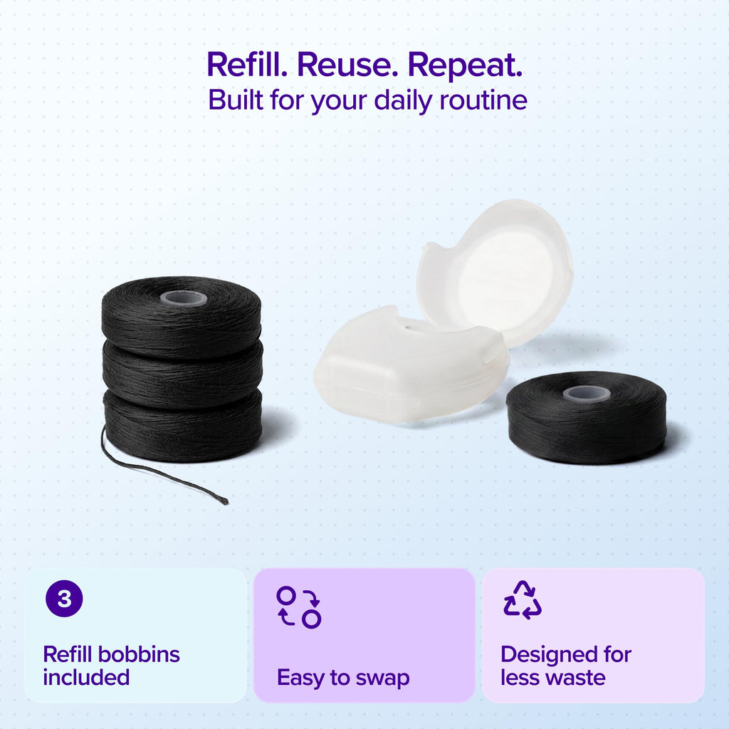BURST Expanding Dental Floss Kit - 120 Yards Starter

