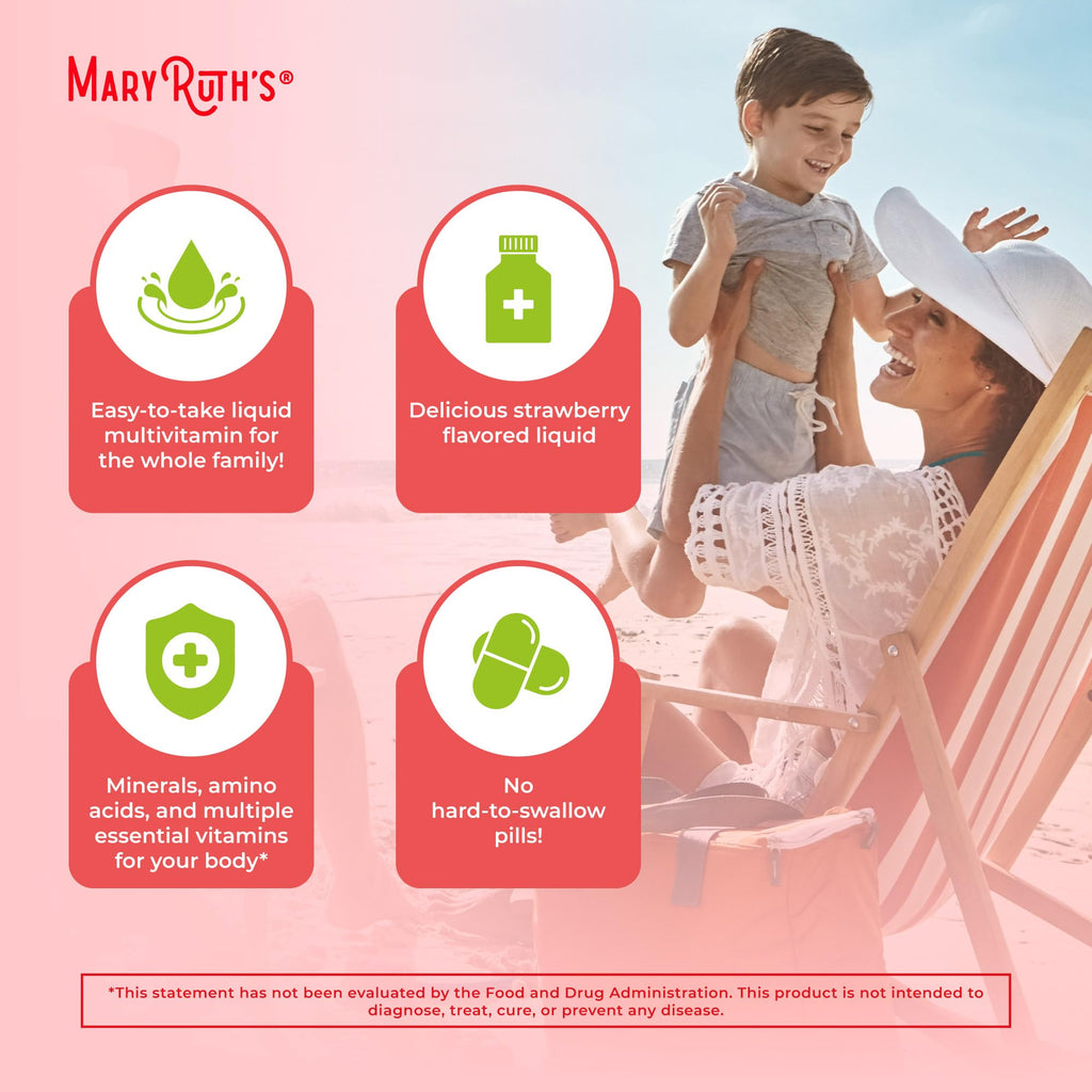 MaryRuth's Liquid Morning Multivitamin Essentials+ | Immunity

