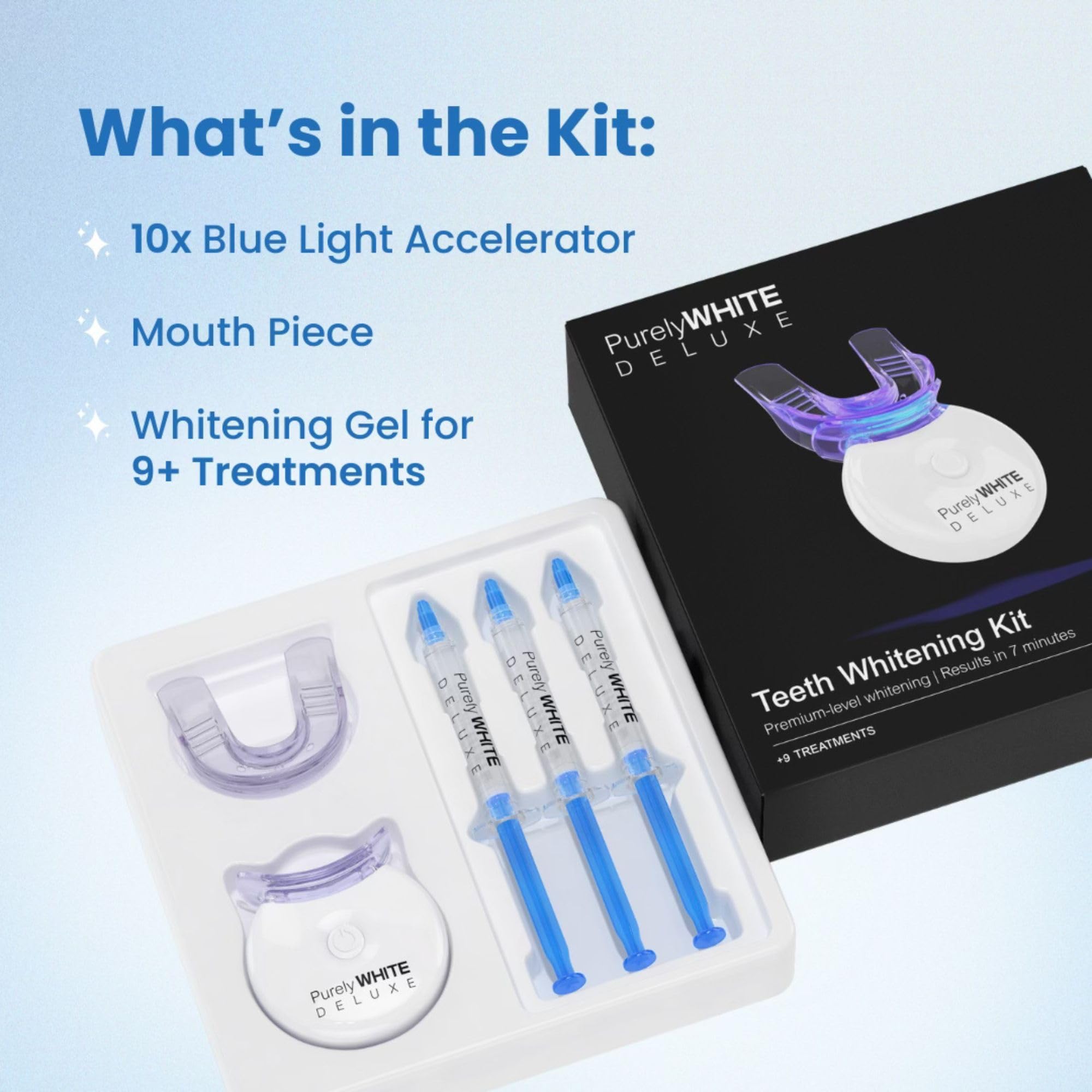 Teeth Whitening Kit by PurelyWHITE Deluxe

