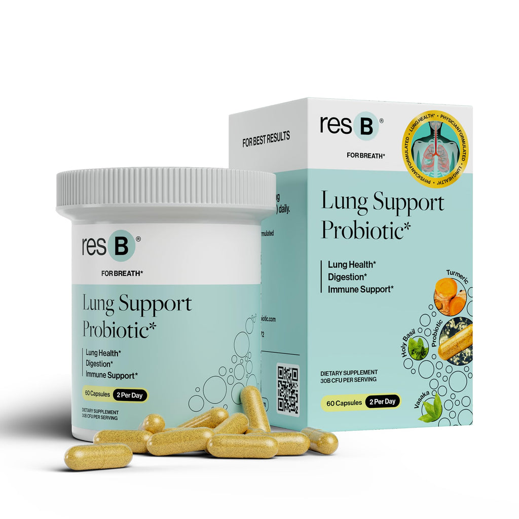 resB Lung Support Probiotic Supplement for Lung Health

