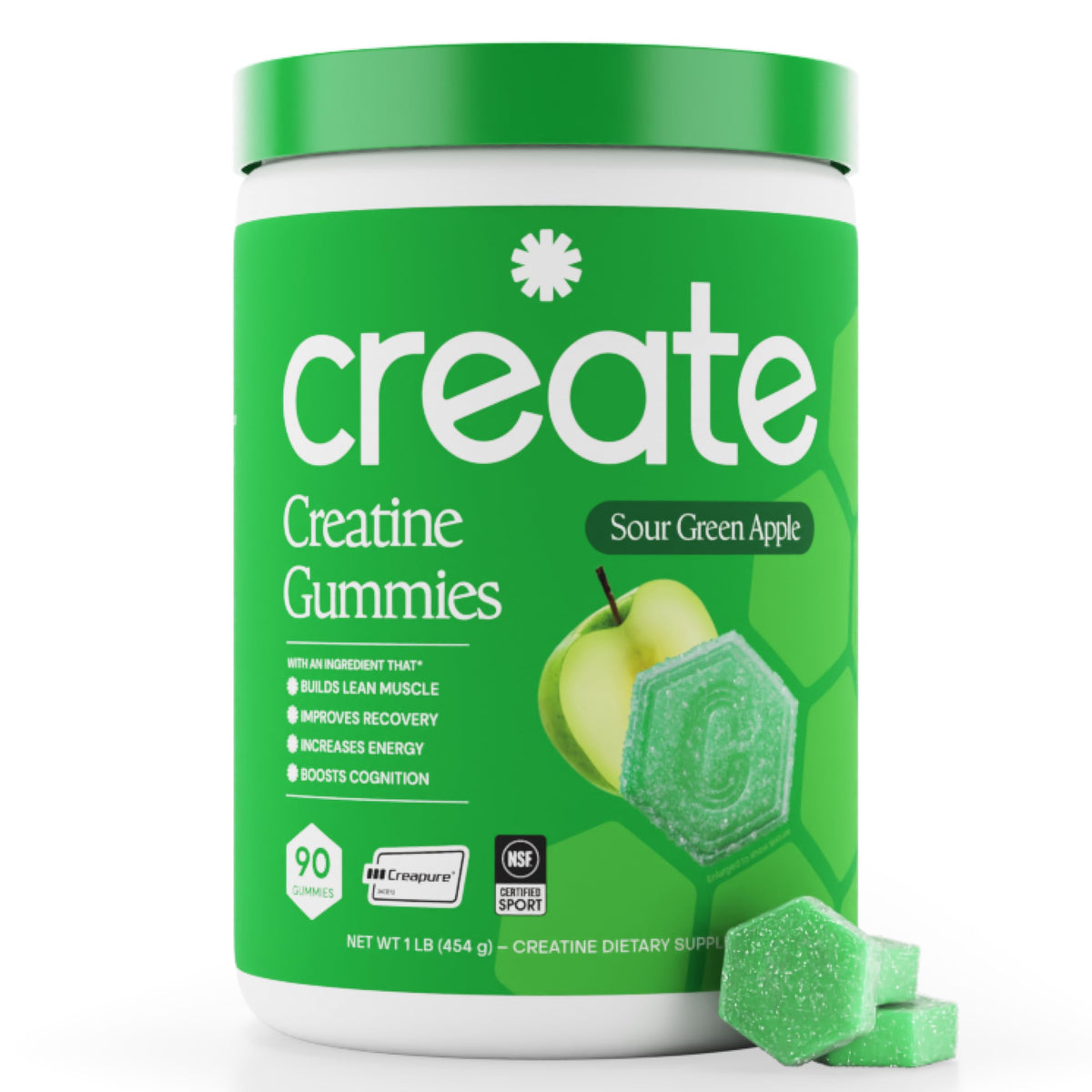 Creatine Monohydrate Gummies for Men & Women – Vegan Gluten-Free