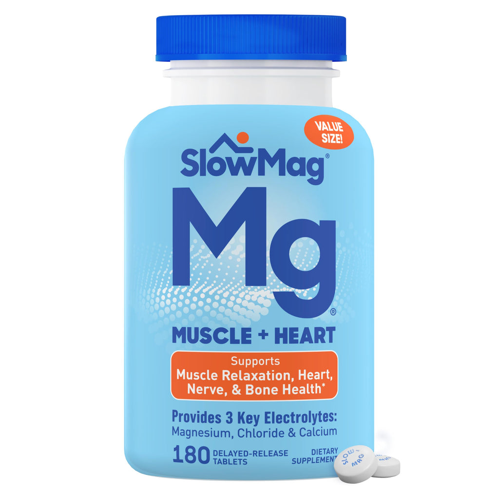 SlowMag Magnesium Chloride Supplement with Calcium

