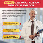 Calcium Citrate Gummies 1200 mg with D3 & K2 – Sugar Free

