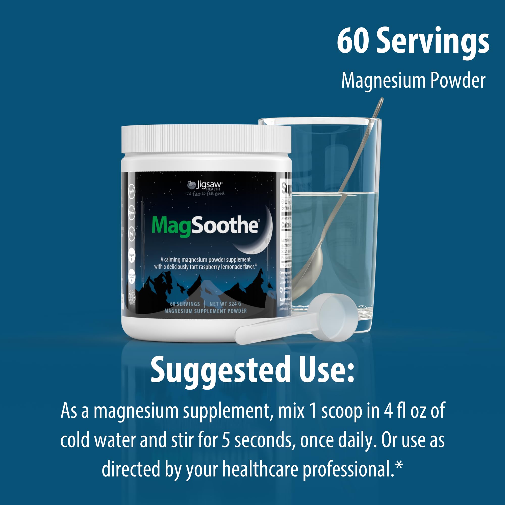 MagSoothe Magnesium Glycinate Powder - Sleep Support

