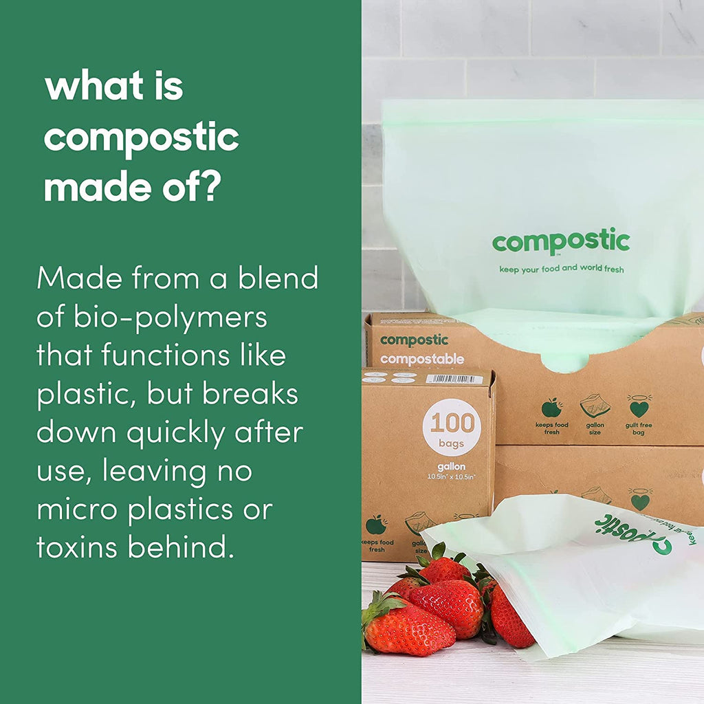 Compostic Compostable Storage Bags | Home Compostable

