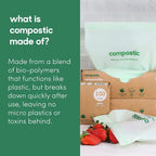 Compostic Compostable Storage Bags | Home Compostable

