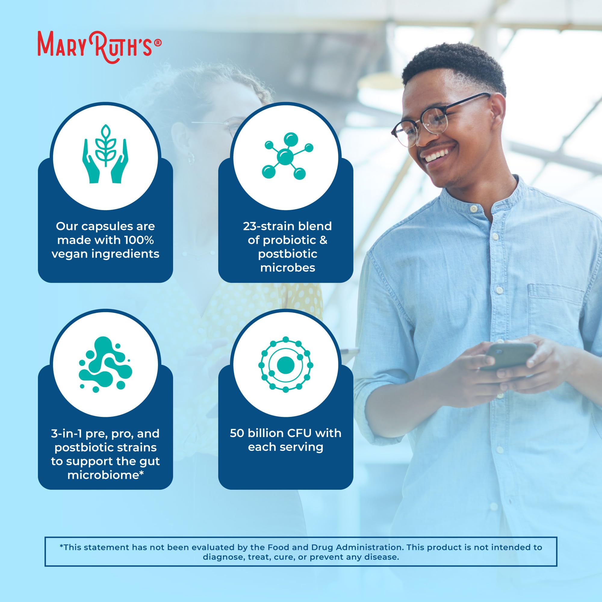 MaryRuth's Probiotic Supplement for Digestive Health

