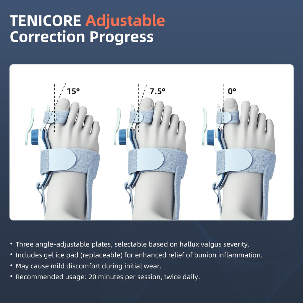 Bunion Corrector for Toe with Cold Pad | Precise Realignment

