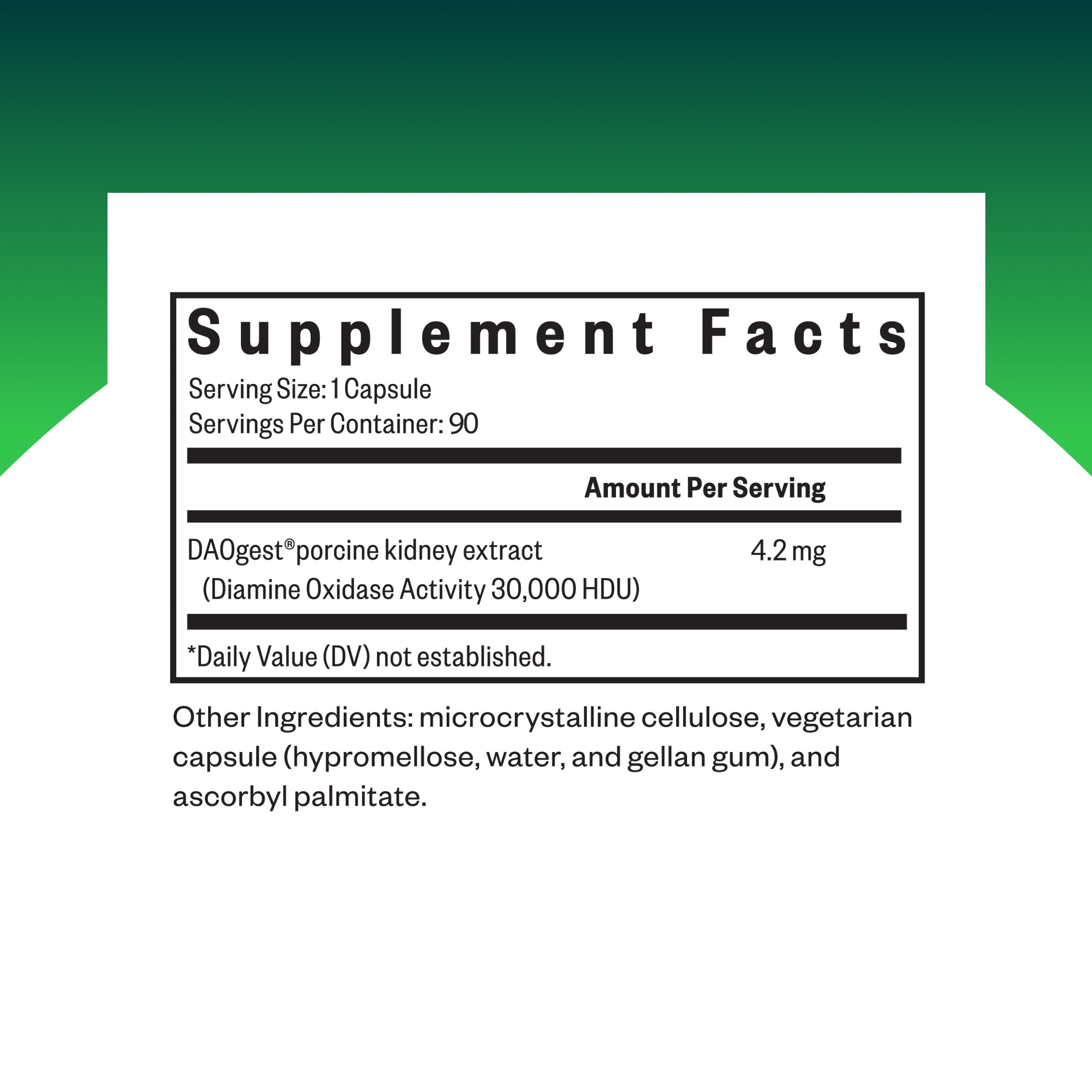 Seeking Health DAO Enzyme for Histamine Digestion

