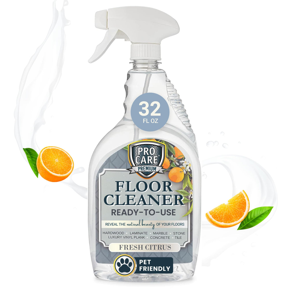 ProCare Floor Cleaner for All Floors - Streak-Free Solution
