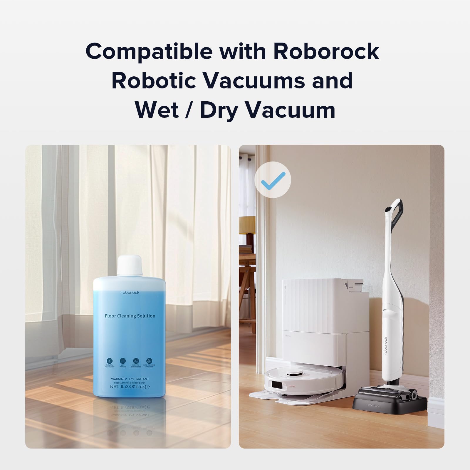 Roborock Floor Cleaning Solution for Hardwood Floors

