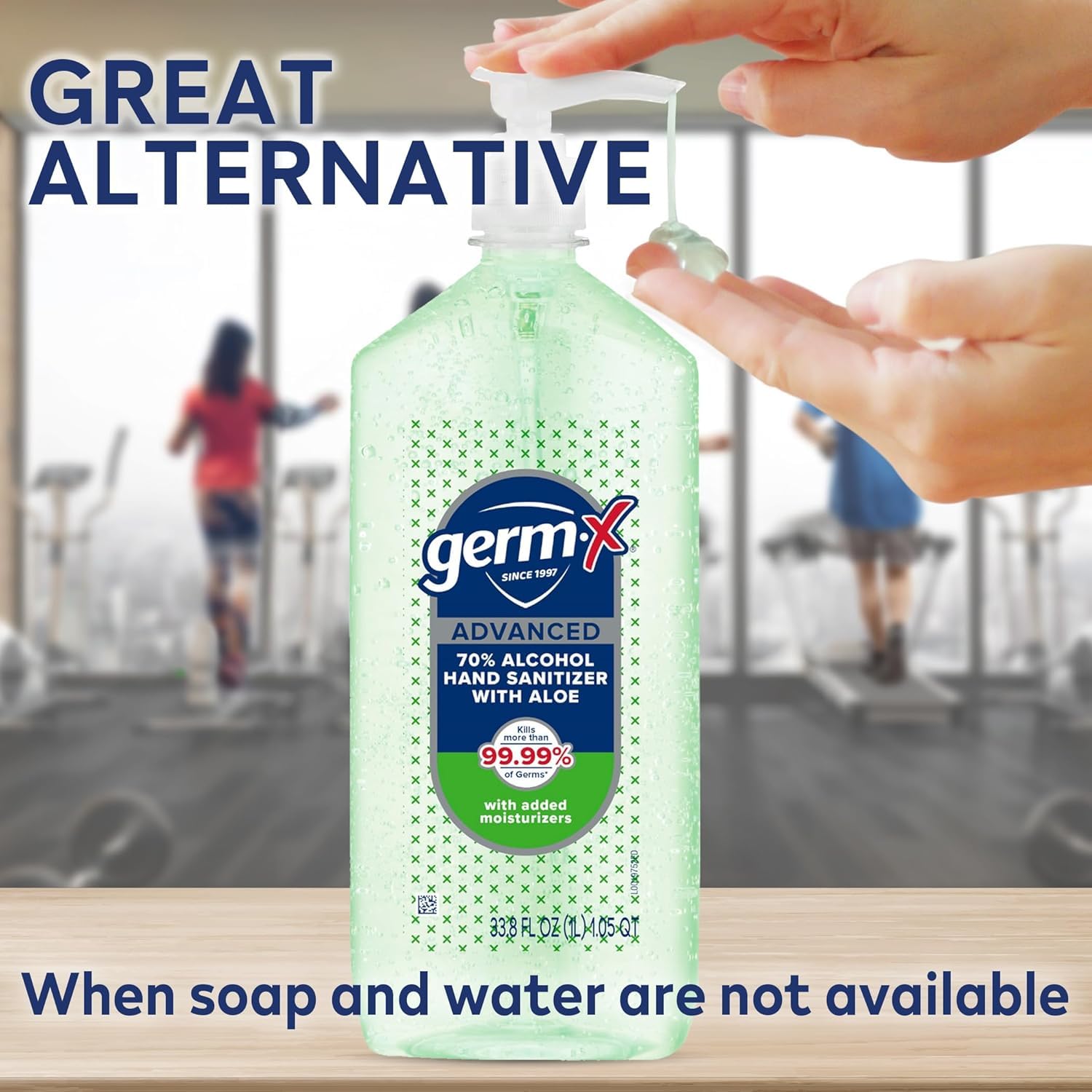 Germ-X Advanced Hand Sanitizer with Aloe & Vitamin E - Gel

