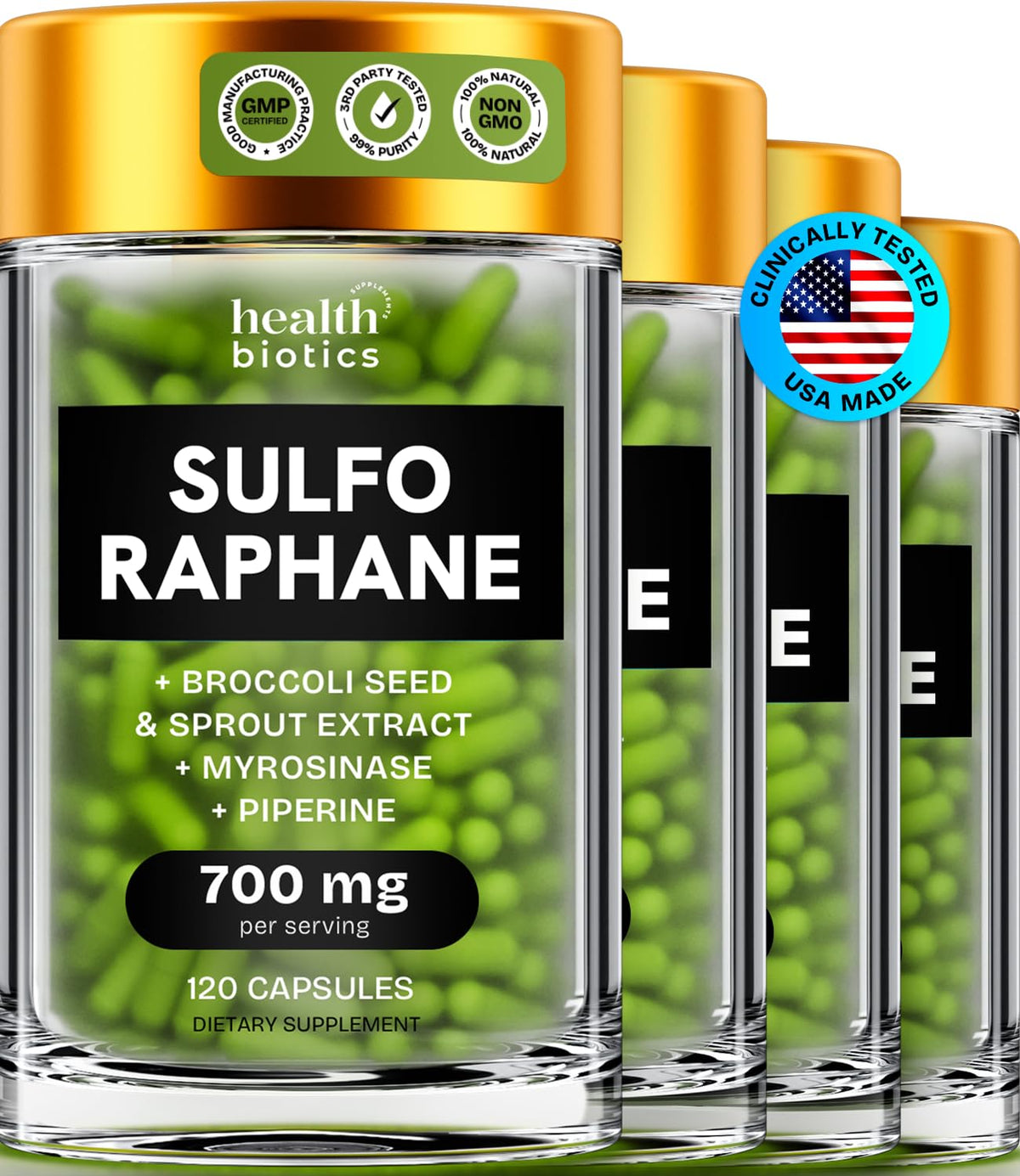 Sulforaphane Supplement from Organic Broccoli Sprouts