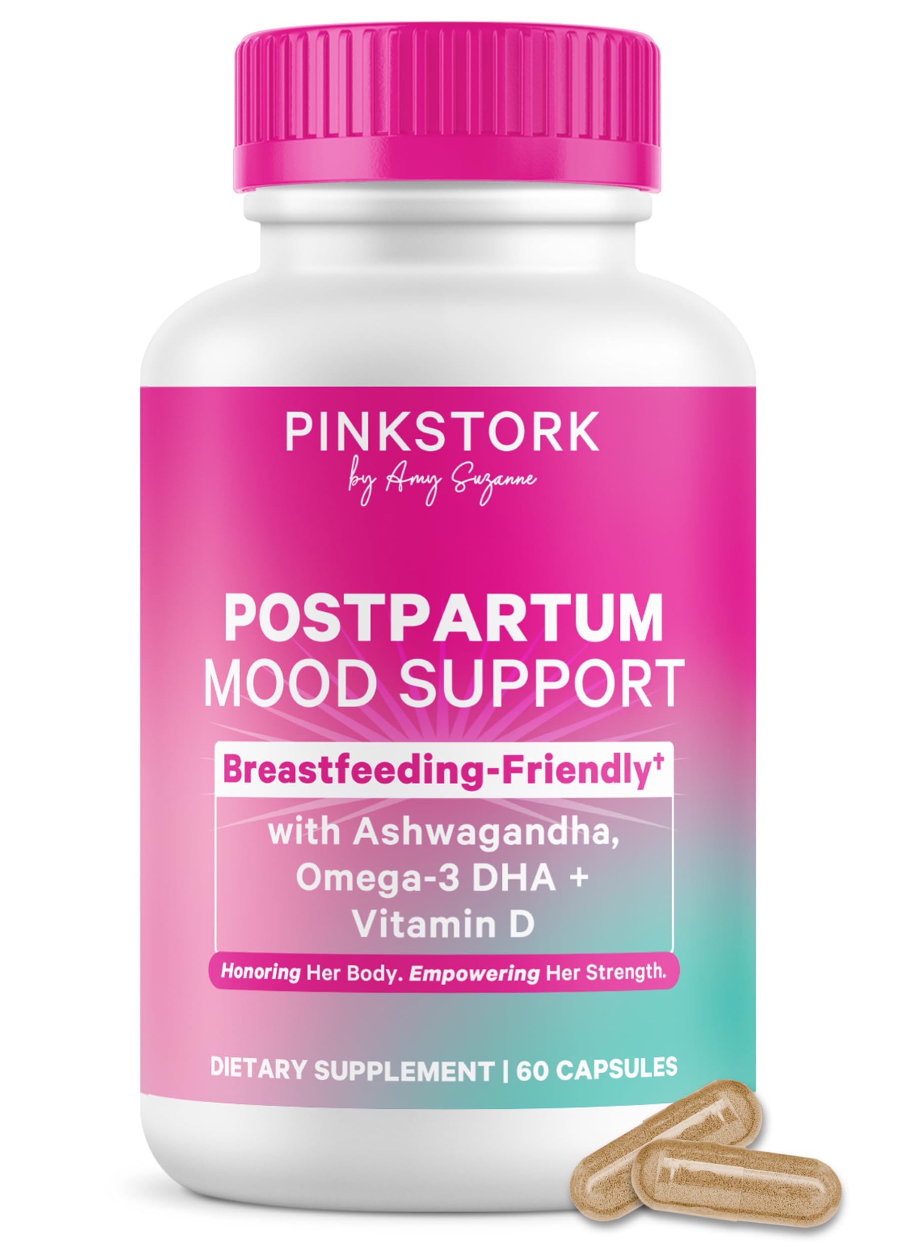Pink Stork Postpartum Mood Support – Postnatal Supplement

