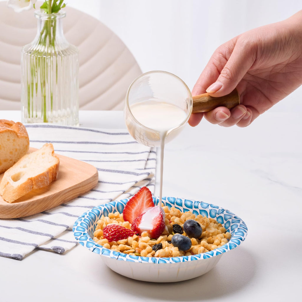 MUCHII Disposable Paper Bowls | Soak-Proof & Durable

