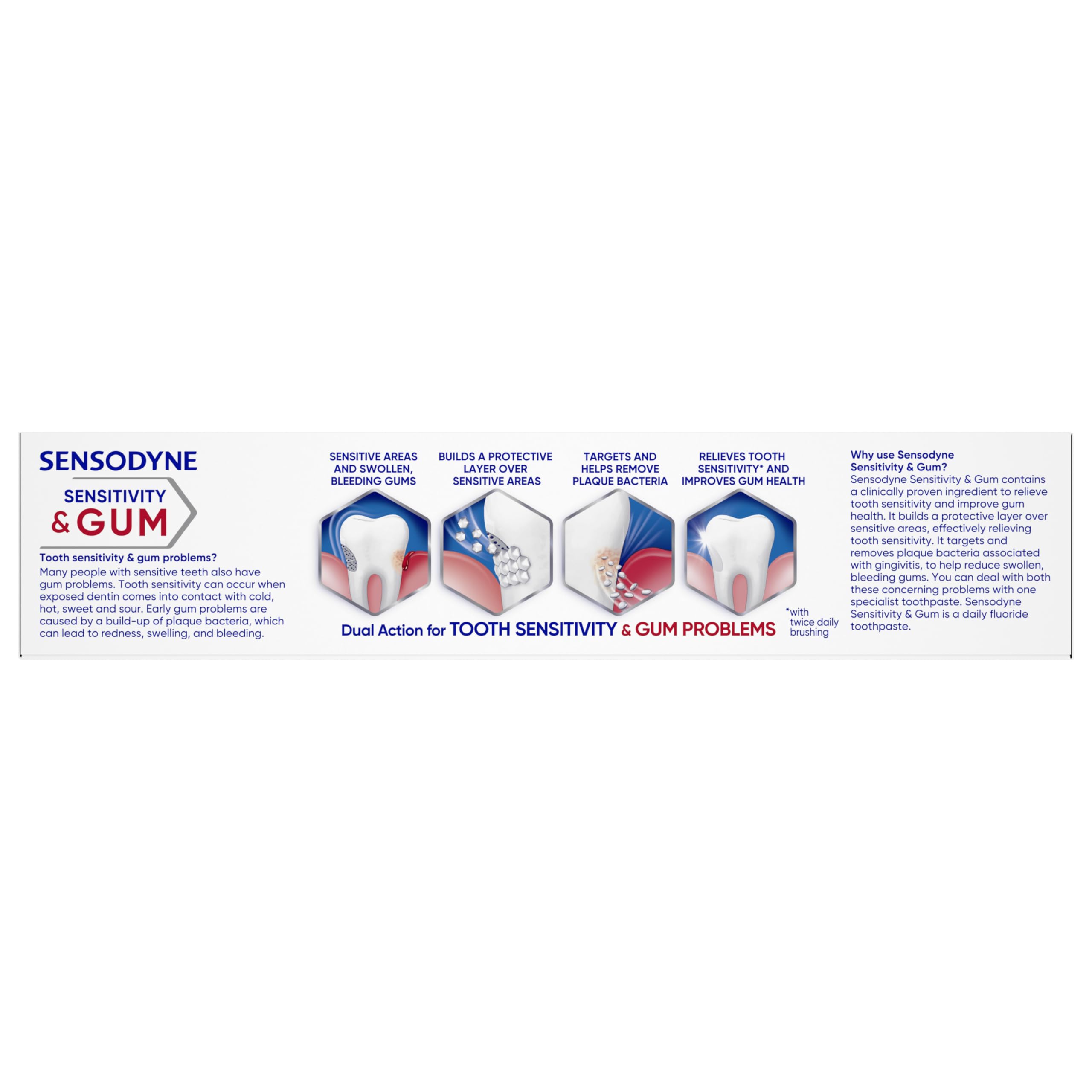 Sensodyne Sensitivity & Gum Toothpaste for Gingivitis


