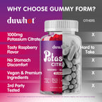 duwhot Potassium Citrate Gummies for Adults | Muscle Health

