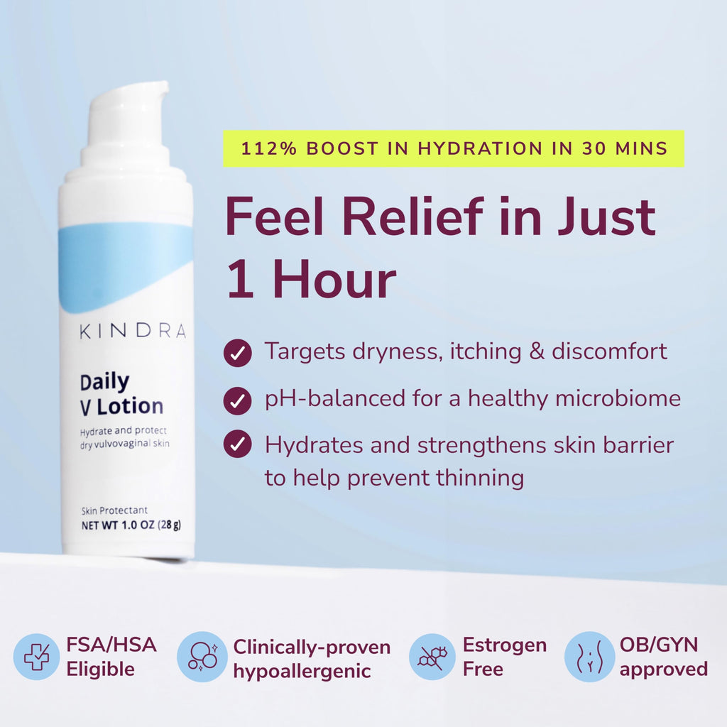 Kindra Daily V Vaginal Moisturizer - pH-Balanced Relief

