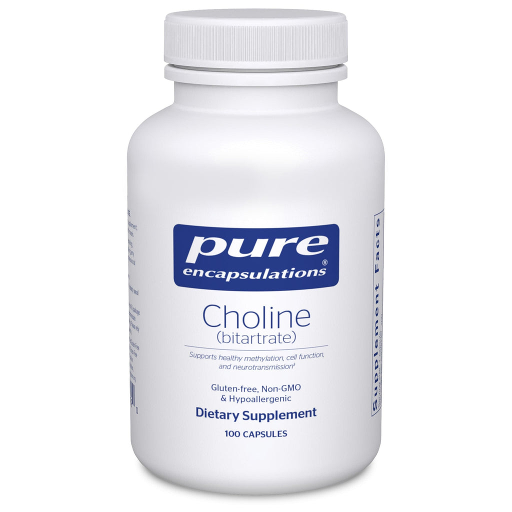 Pure Encapsulations Choline Bitartrate Supplement

