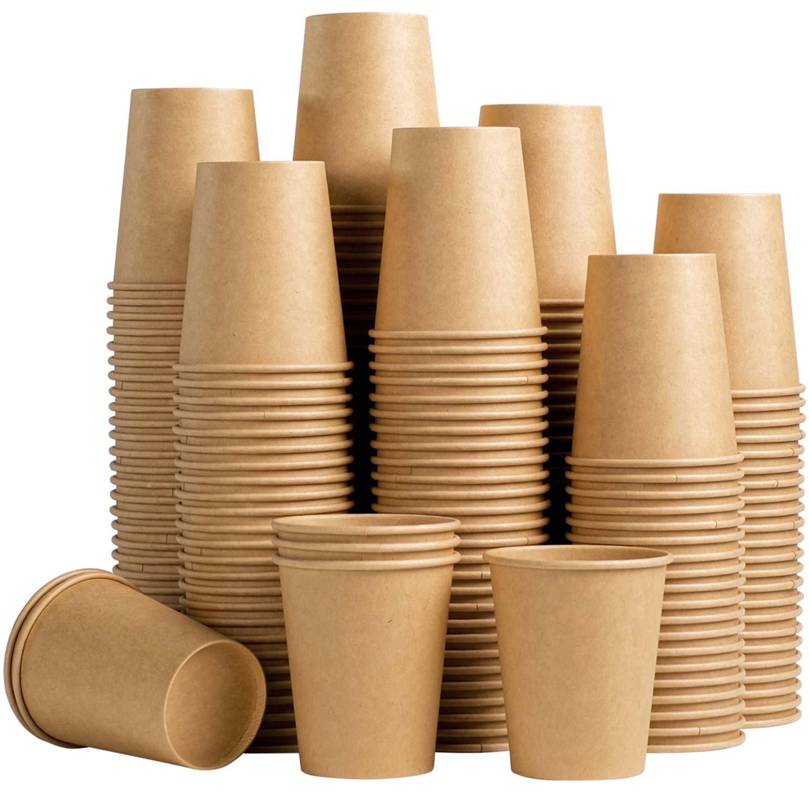 Lamosi Kraft Paper Cups - Unbleached Disposable Cups

