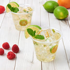 Turbo Bee Clear PET Cups - Disposable Crystal Drinking Cups

