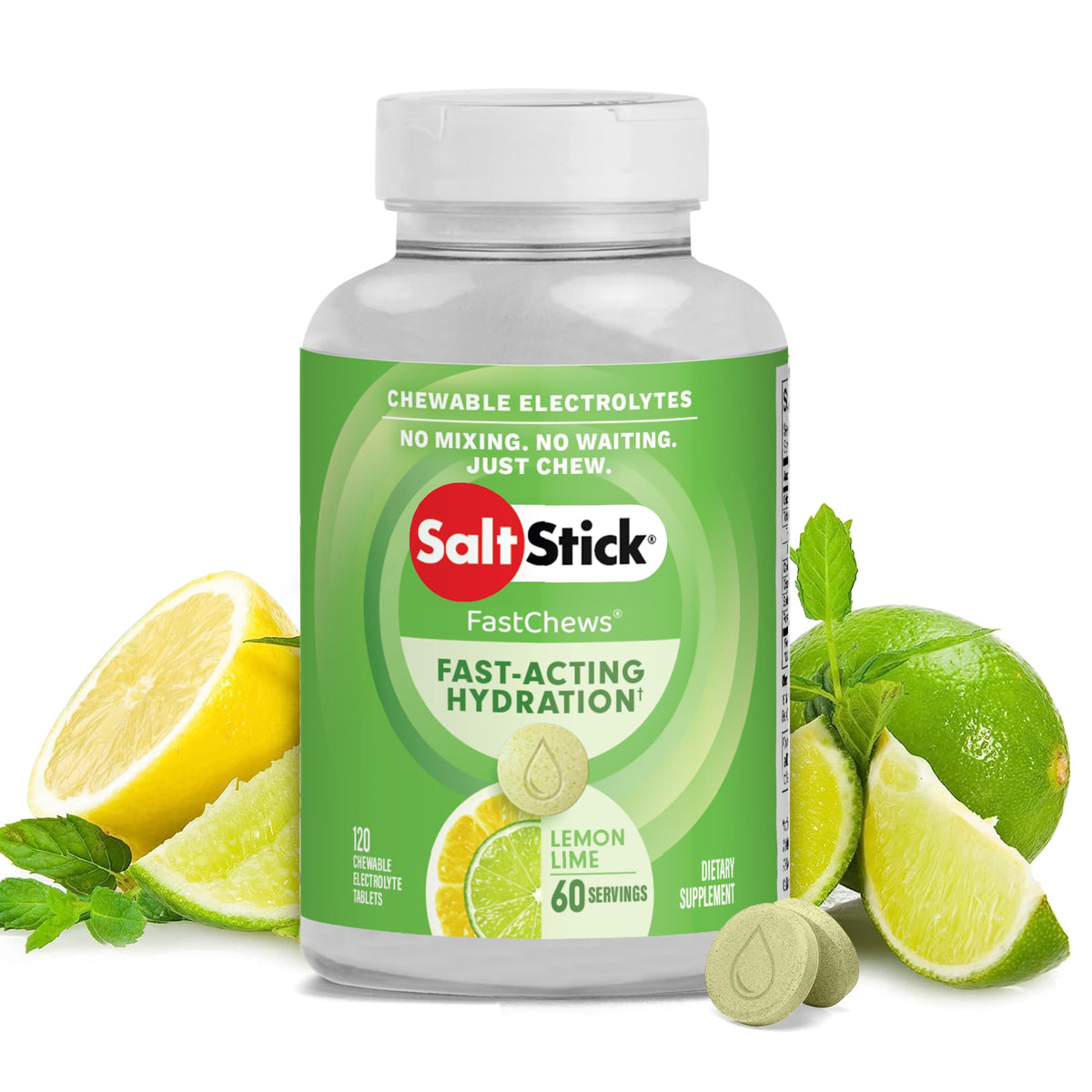 SaltStick Electrolyte FastChews Chewable Hydration Tablets
