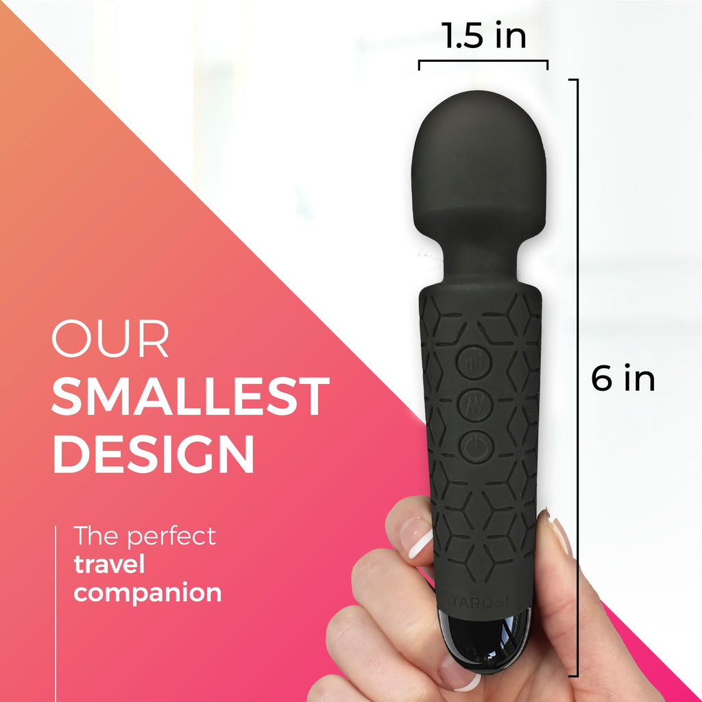 Yarosi Micro Massage Wand - Compact Cordless Massager

