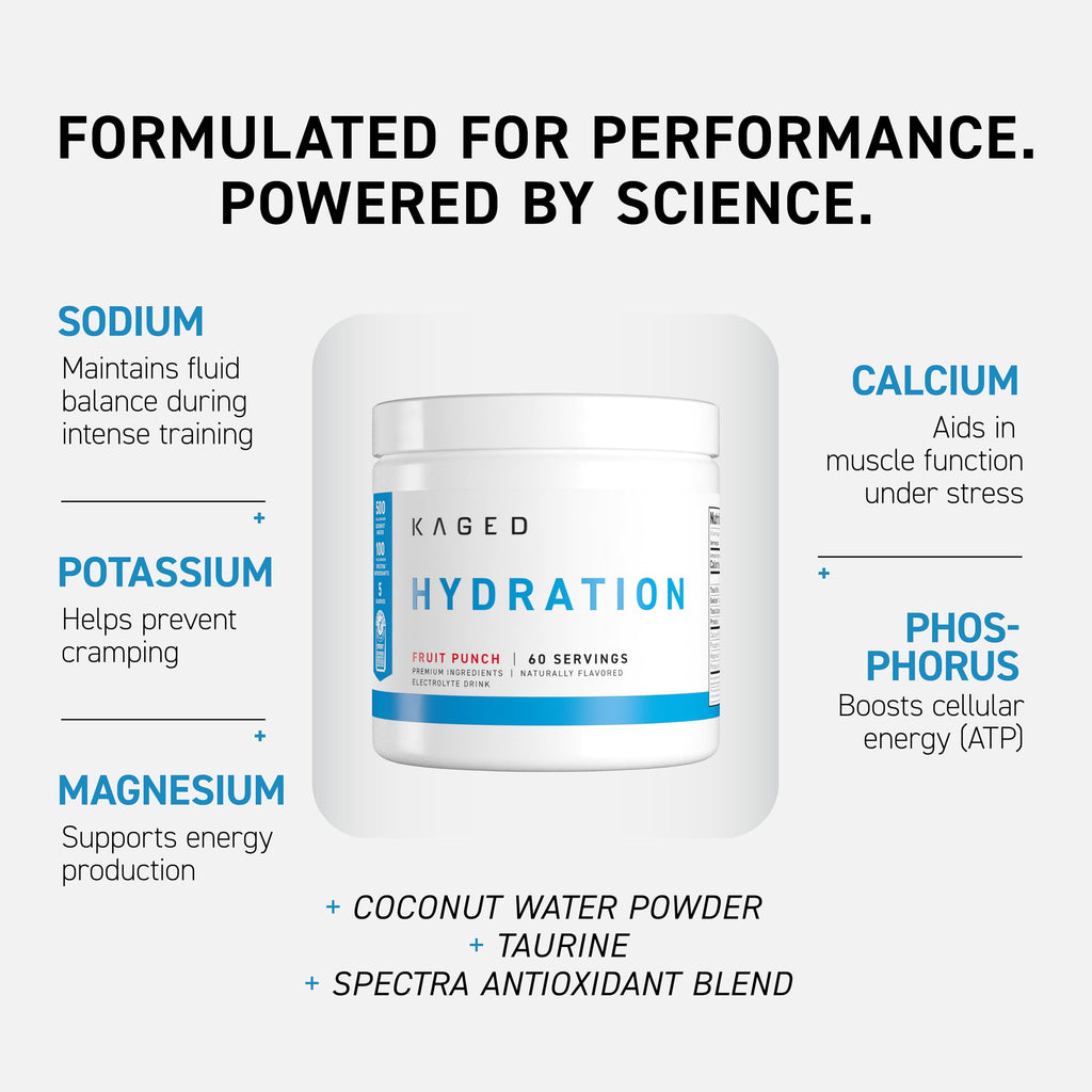 Kaged Sugar Free Hydration Electrolyte Powder

