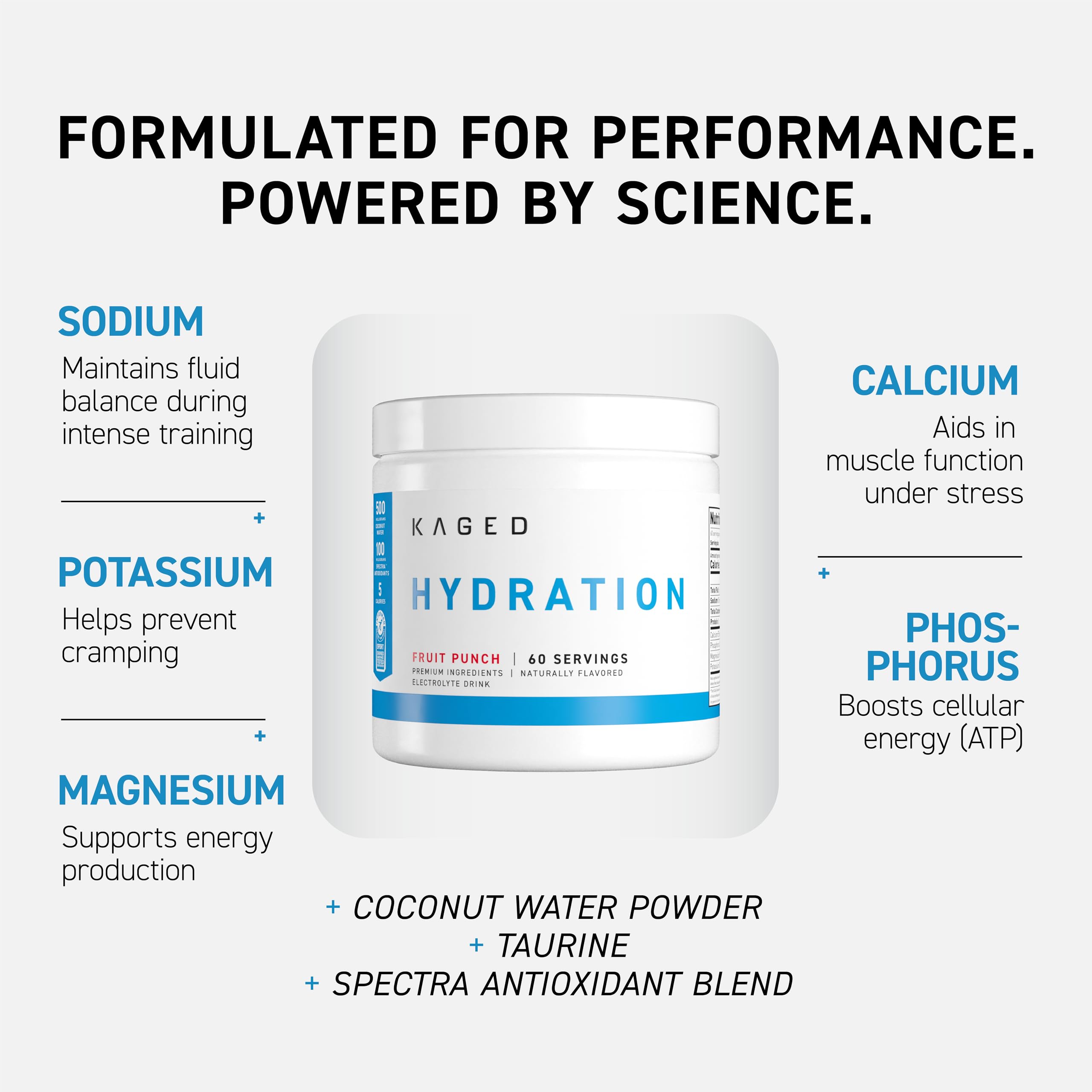 Kaged Sugar Free Hydration Electrolyte Powder

