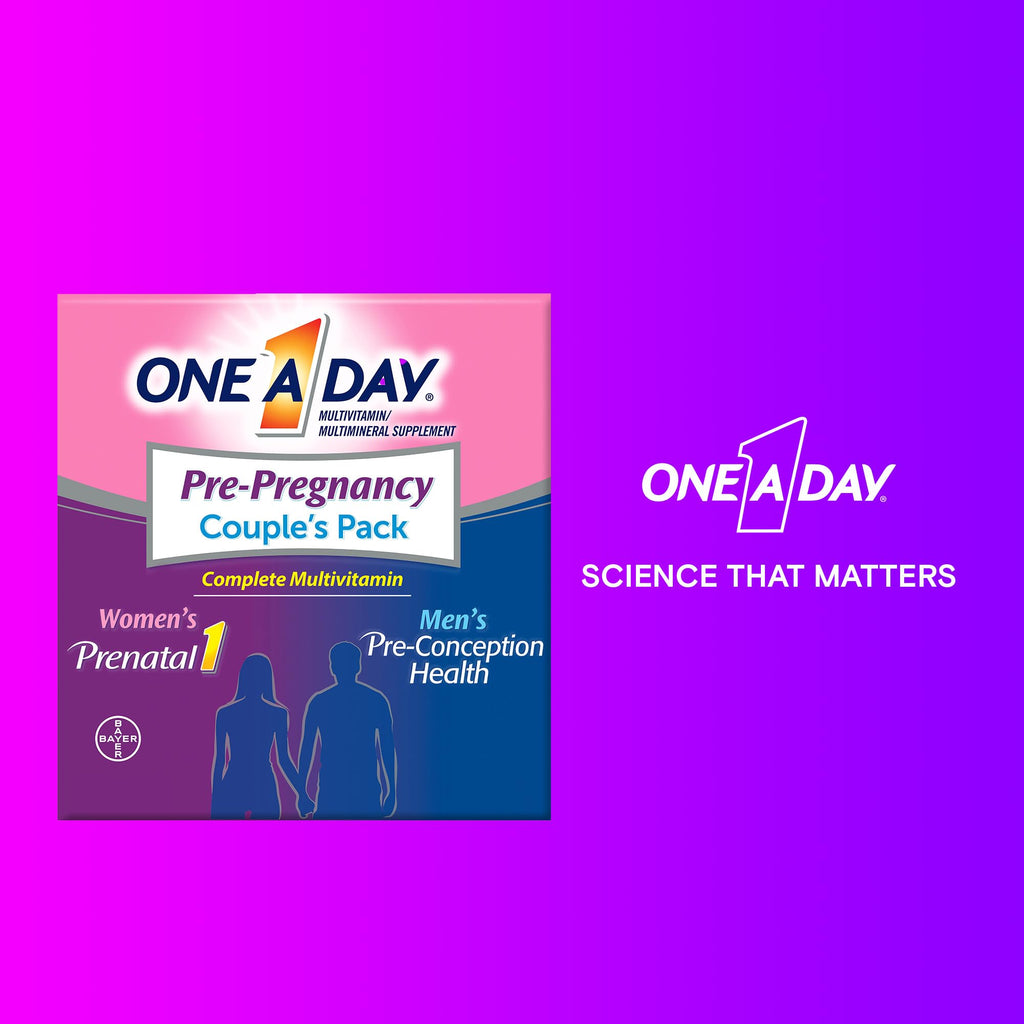 One A Day Pre-Pregnancy Multivitamin for Men & Women

