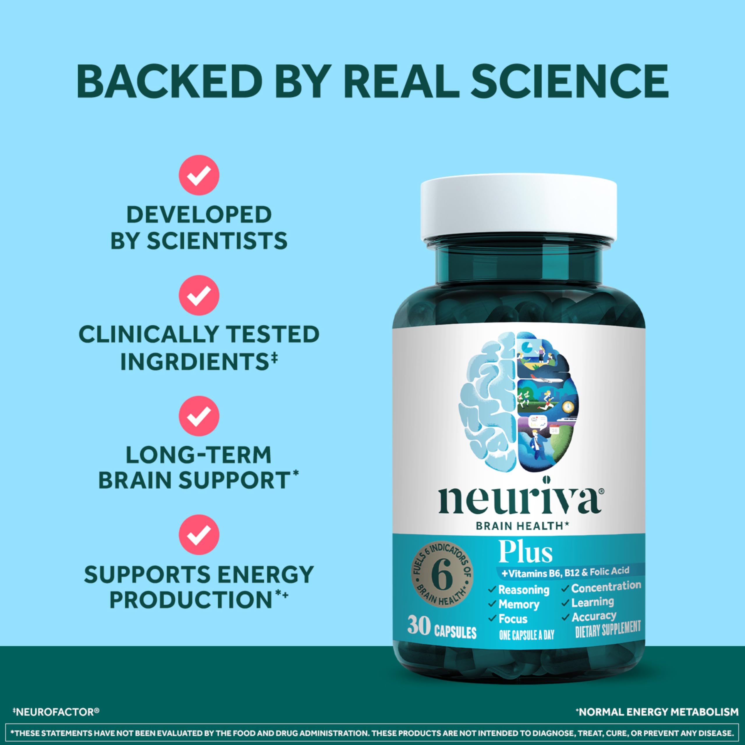 Neuriva Brain Support for Memory & Focus with Neurofactor

