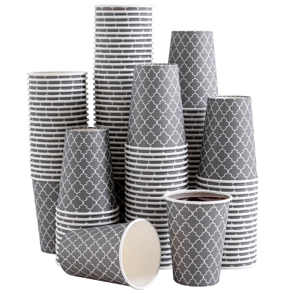 Lamosi Insulated Disposable Paper Cups for Hot & Cold Drinks

