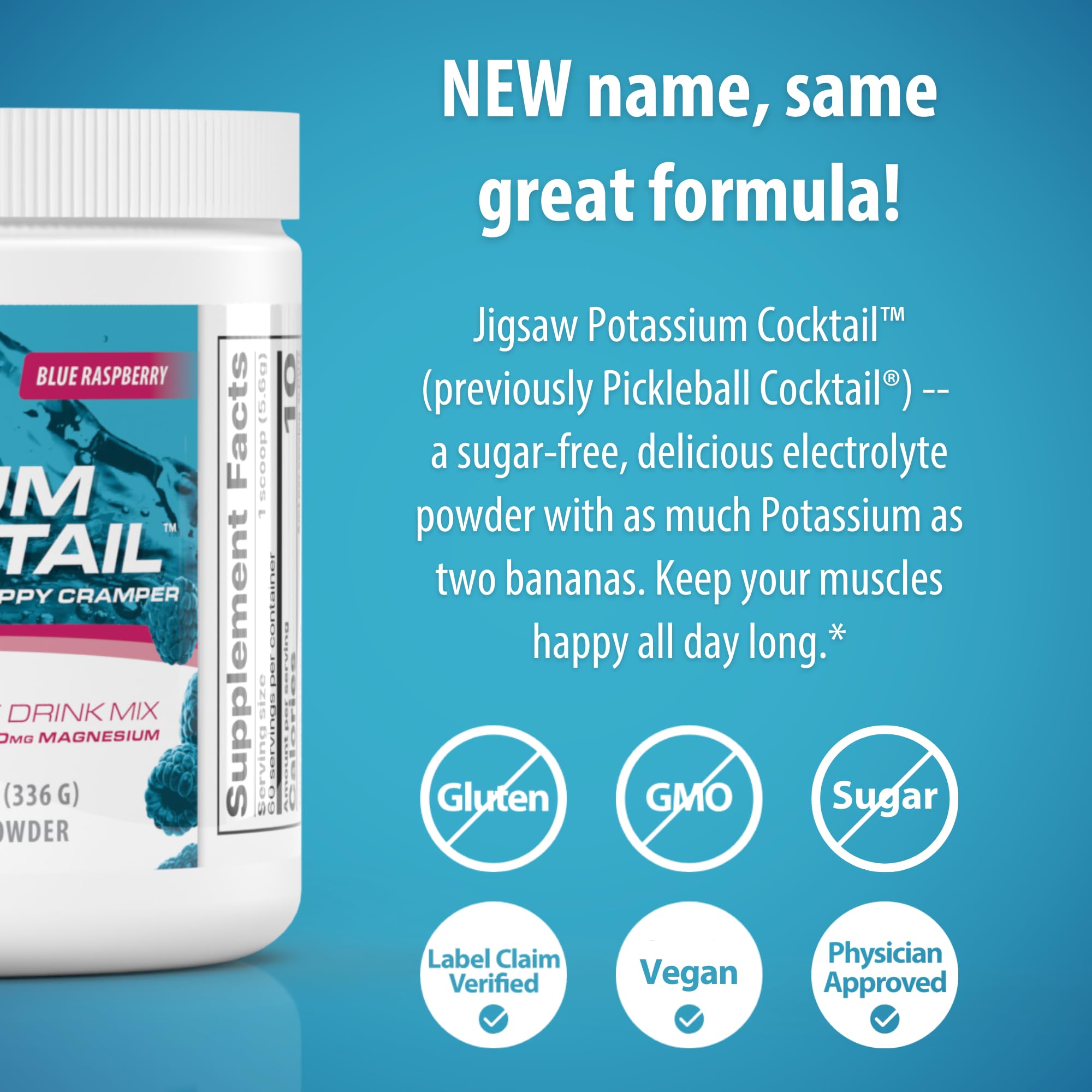 Jigsaw Health Potassium Cocktail Electrolyte Drink

