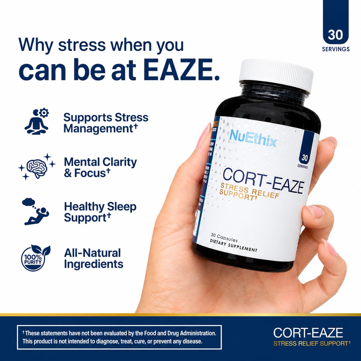 NuEthix Formulations Cortisol Support Supplement

