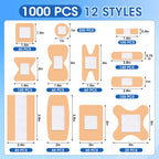 CXYARY Assorted Bandages Latex-Free Waterproof

