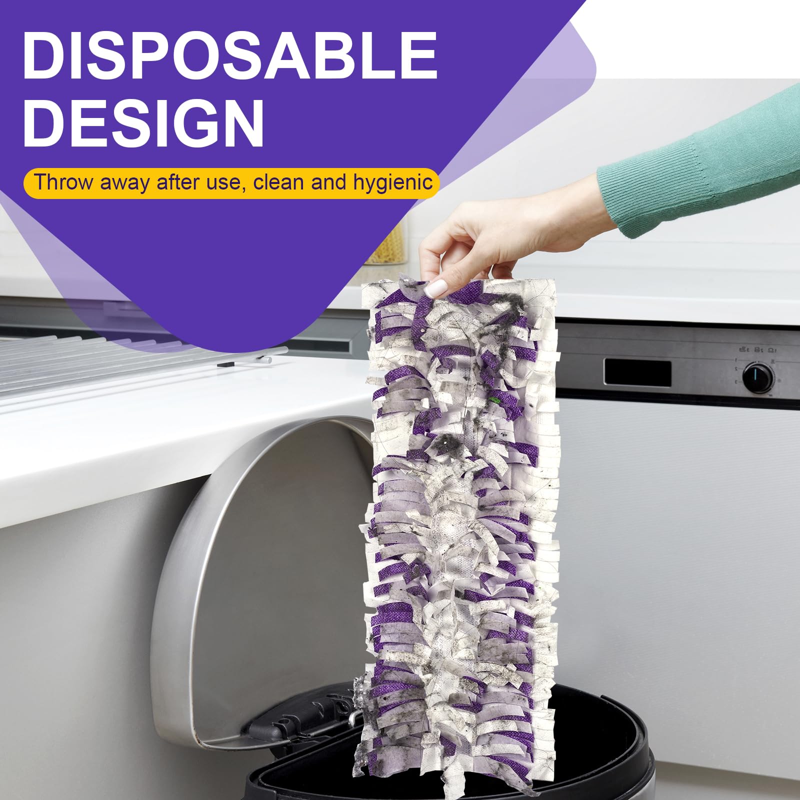 PowerMop Disposable Mop Pads for Hard Floors


