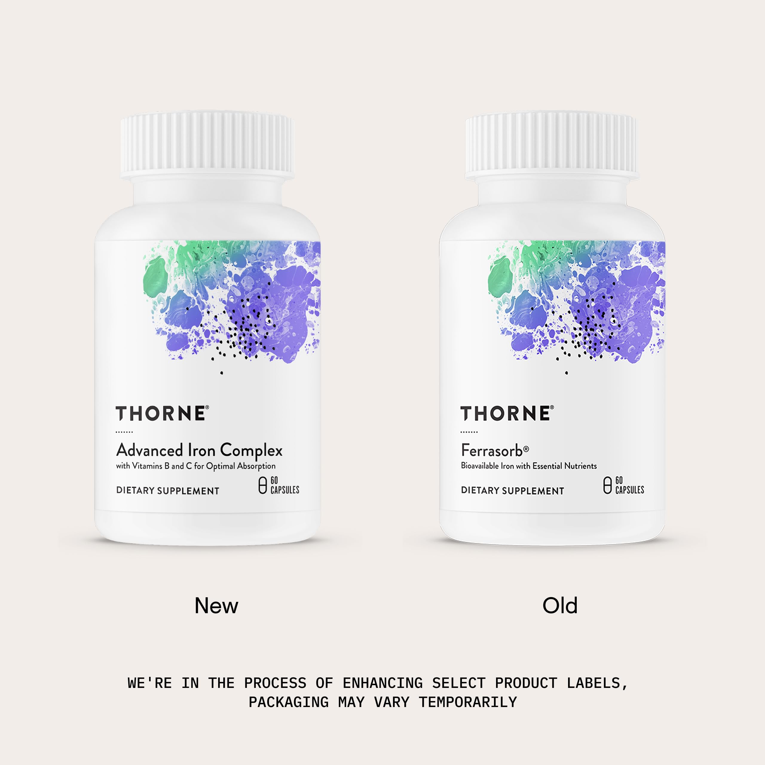 THORNE Iron Complex Chelated Iron Supplement

