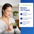 Betaine HCl Pepsin Digestive Enzyme | Pure Encapsulations


