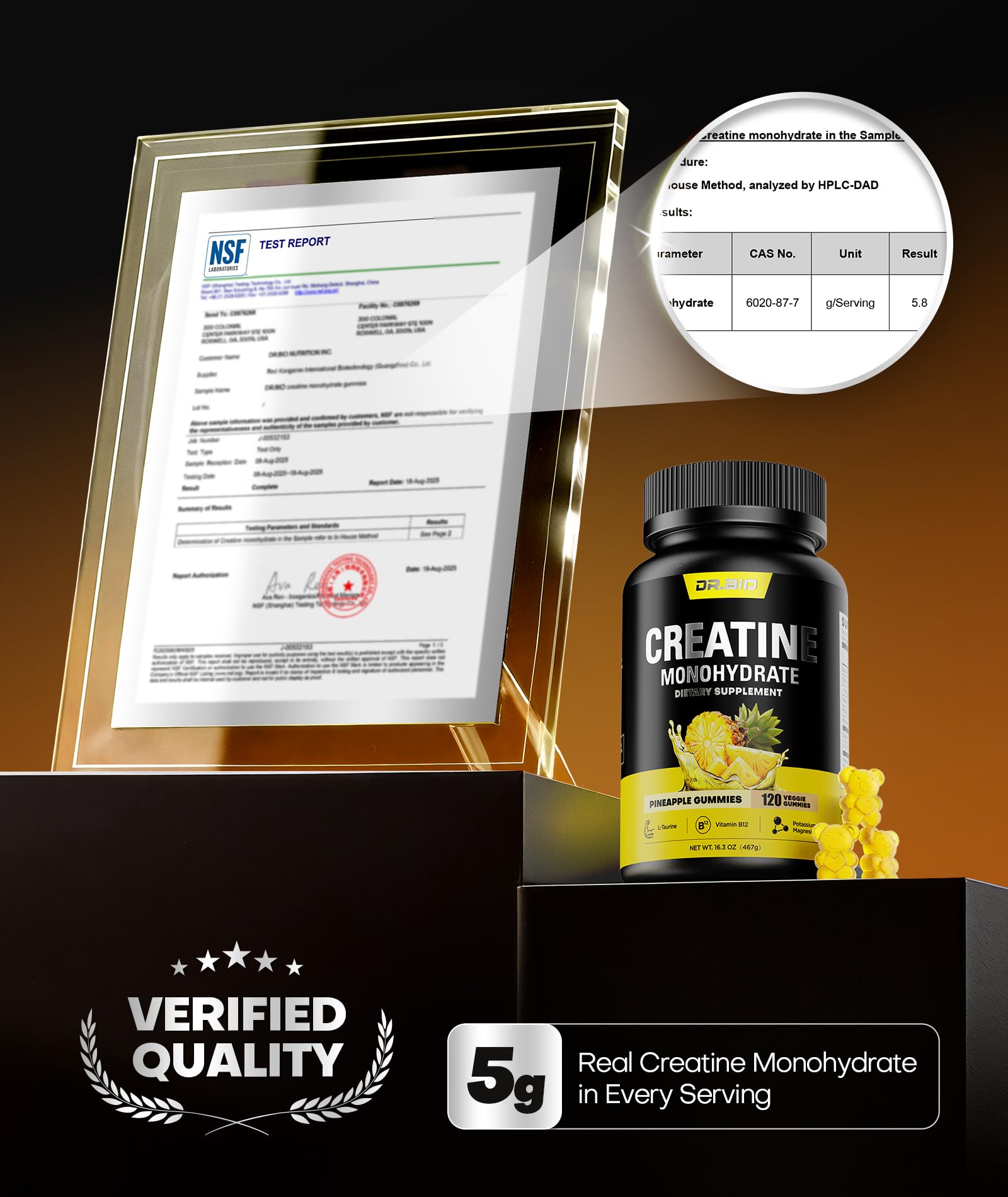 Creatine Monohydrate Gummies — Instant Boost Vegan Energy


