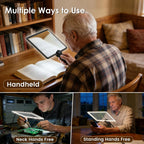 Reading Magnifier with Light for Hands-Free Use - 5x

