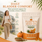 Everly Pumpkin Seed Oil with Saw Palmetto Softgels - Cold Pressed


