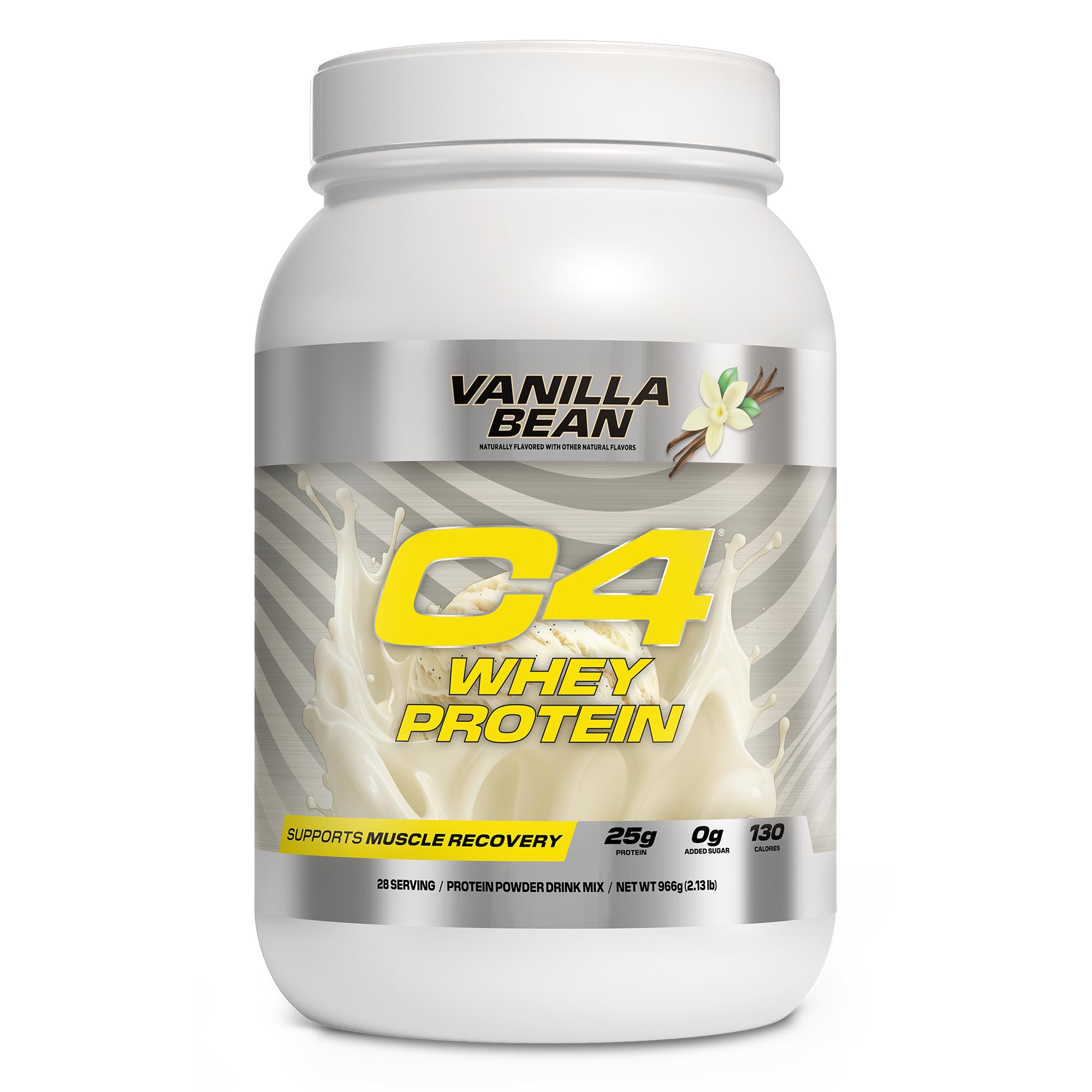 C4 Whey Protein Powder - 25g Protein, 0g Added Sugar