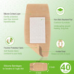 NeuHeils Silicone Bandages for Sensitive Skin

