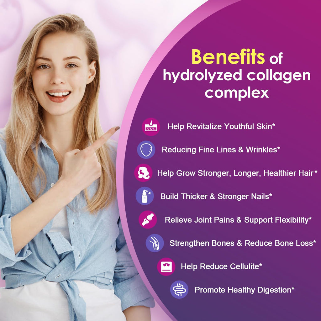 Nature Target Collagen Peptides Powder with Vitamin C & HA

