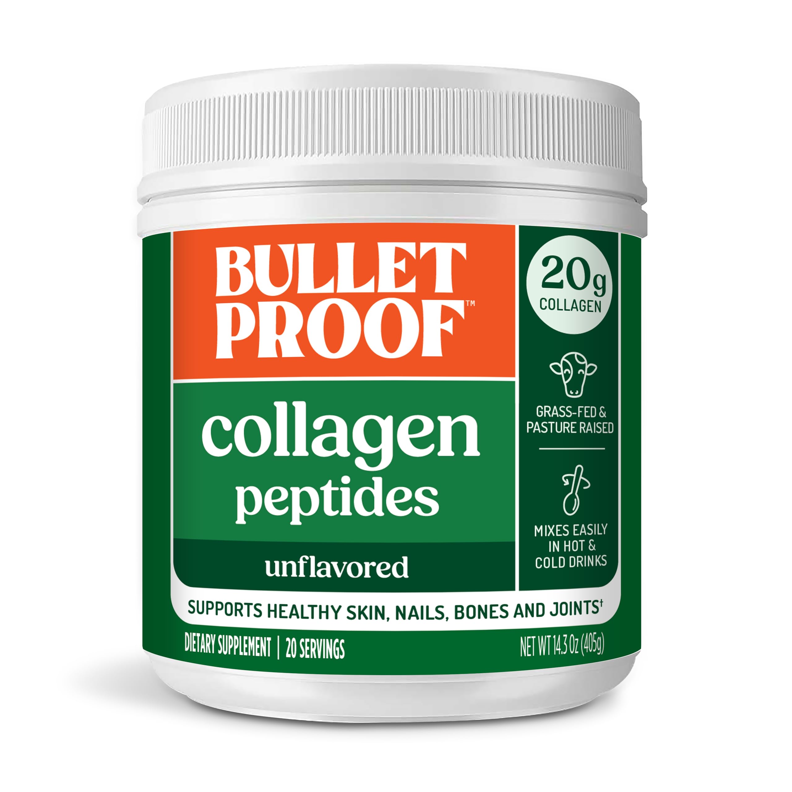 Bulletproof Grass-Fed Collagen Peptides Packets