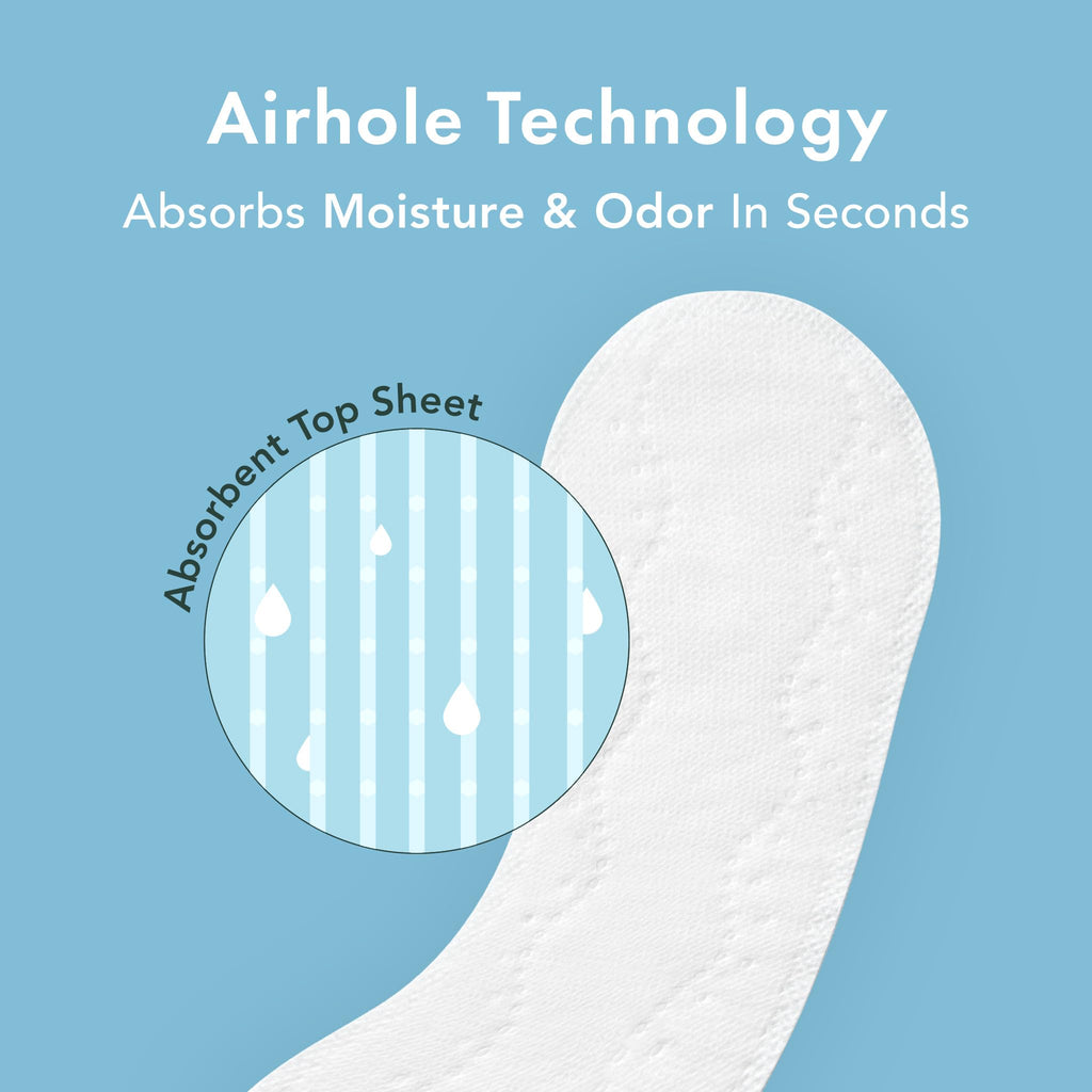 Rael Panty Liners - Organic Cotton Cover | Light Absorbency

