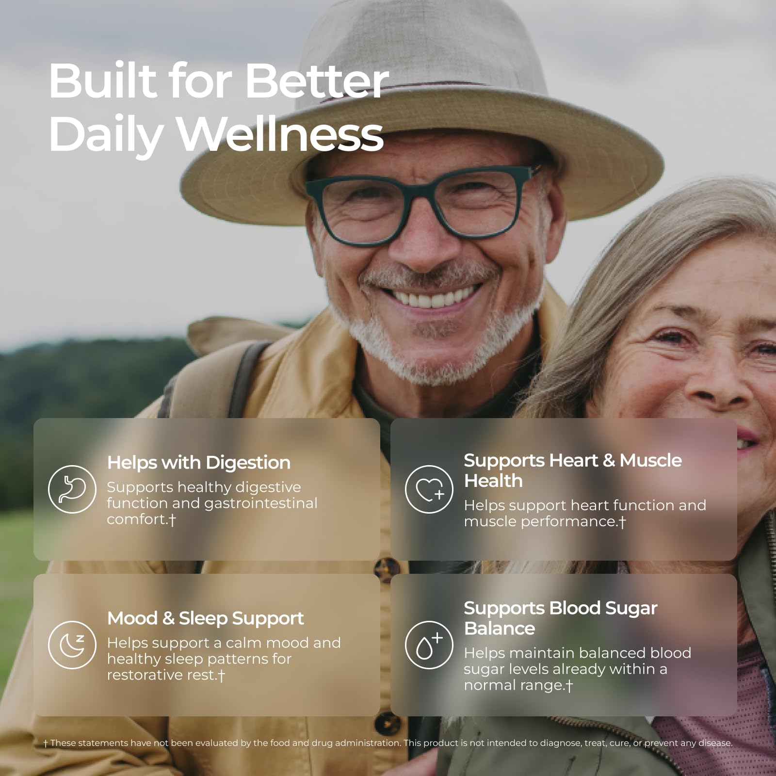 Livingood Daily Magnesium Supplement for Heart Health Sleep

