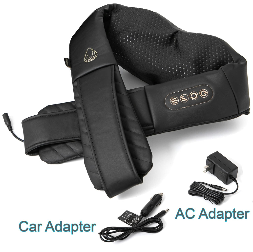 InvoSpa Shiatsu Massager with Heat - Deep Tissue Neck & Back

