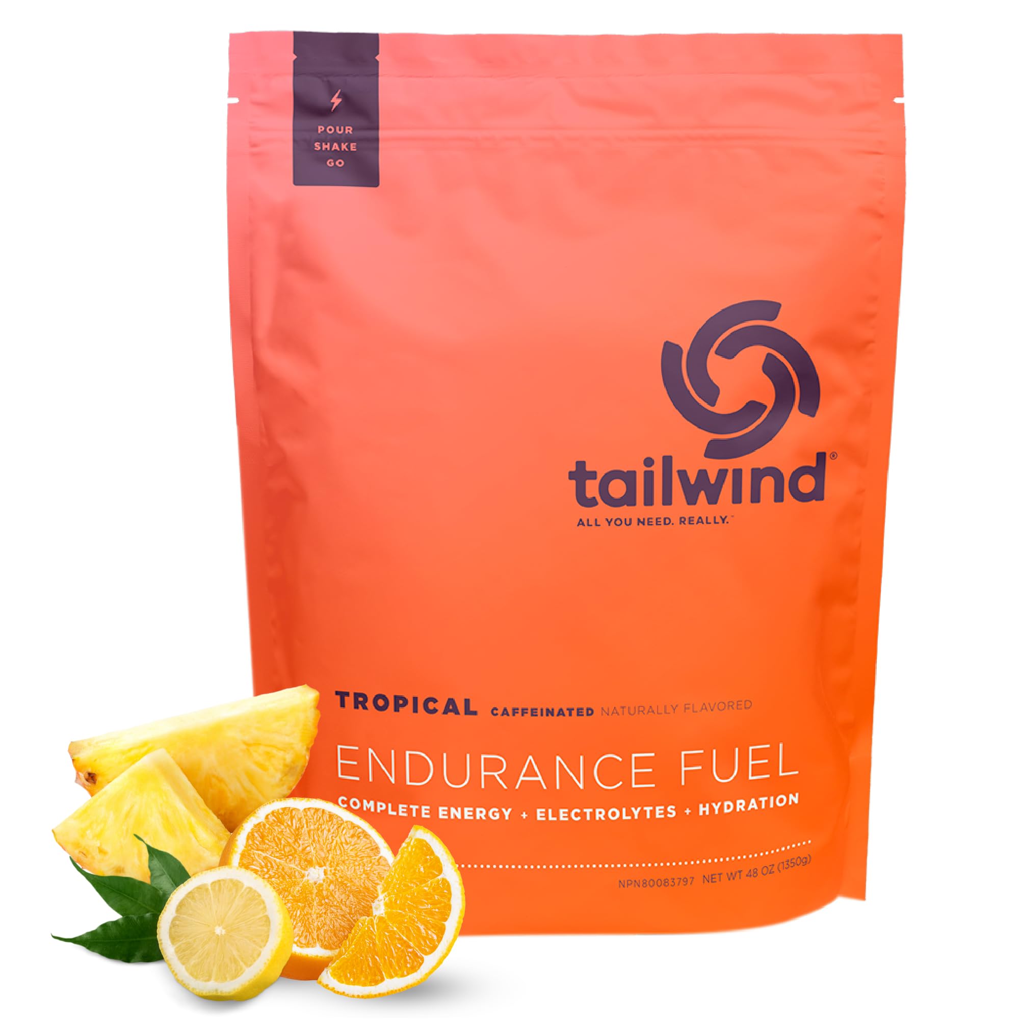 Tailwind Nutrition Endurance Fuel Carbohydrate & Electrolyte Sports Drink Mix